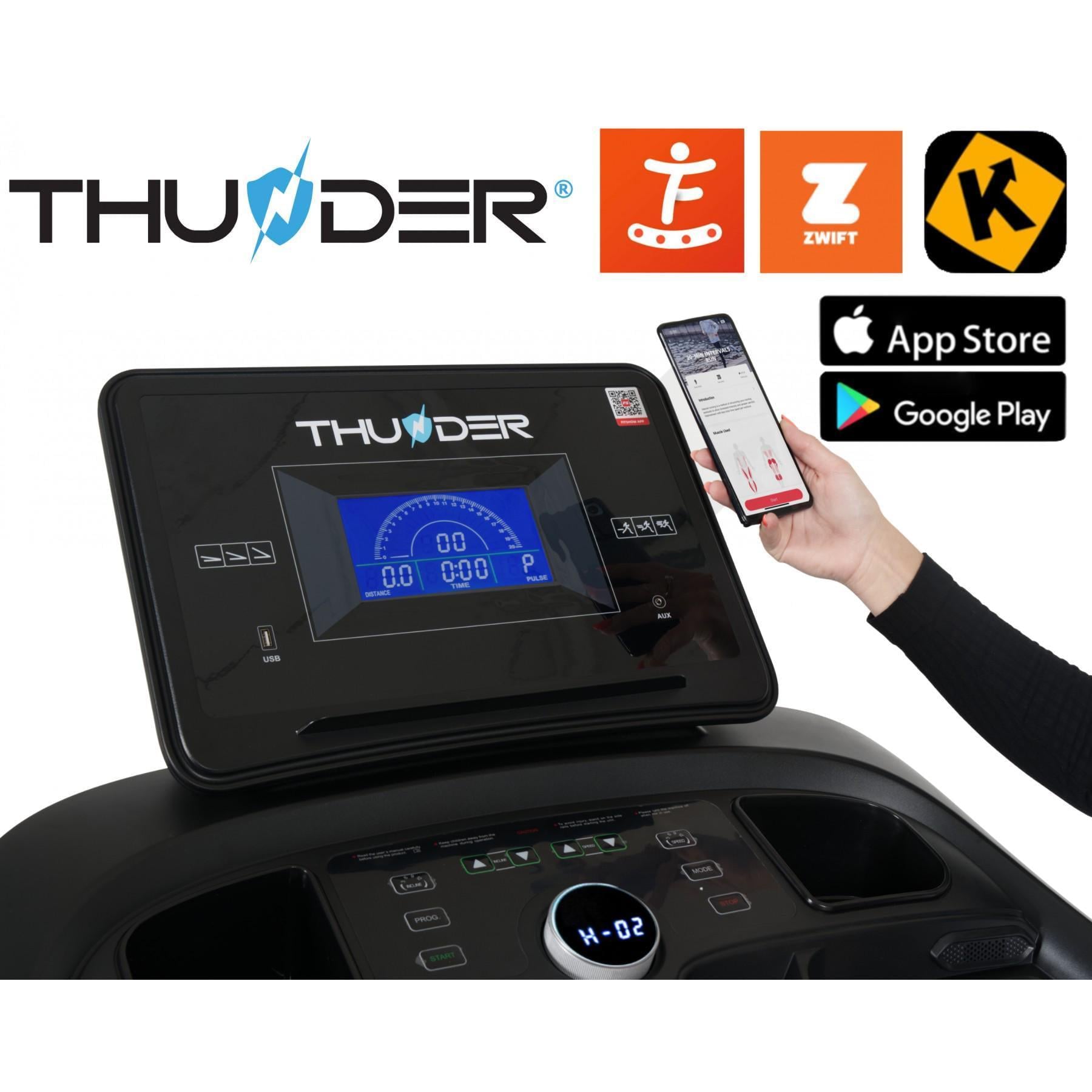 Беговая дорожка Thunder Core-S Black (47080) - фото 2