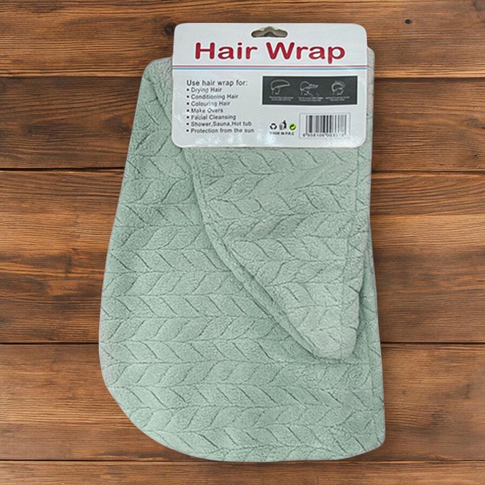 Полотенце тюрбан из микрофибры для волос 25x65 см Зеленый Полотенце тюрбан из микрофибры для волос 25x65 см Зеленый