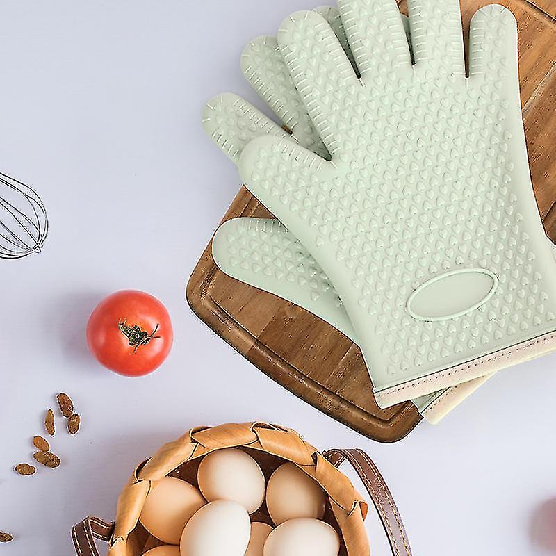 Перчатки-прихватки силиконовые для горячего термостойкого 2 шт. (1001)