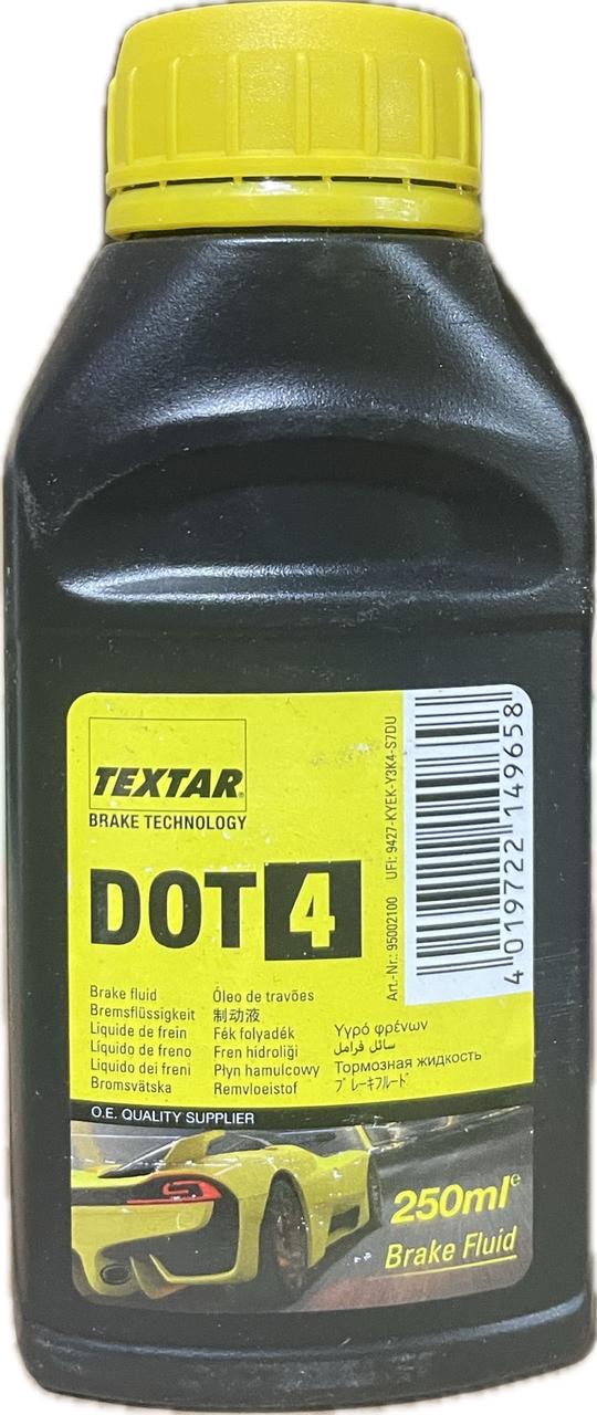 Тормозная жидкость Textar DOT-4 250 мл (95002100) Тормозная жидкость Textar DOT-4 250 мл (95002100)