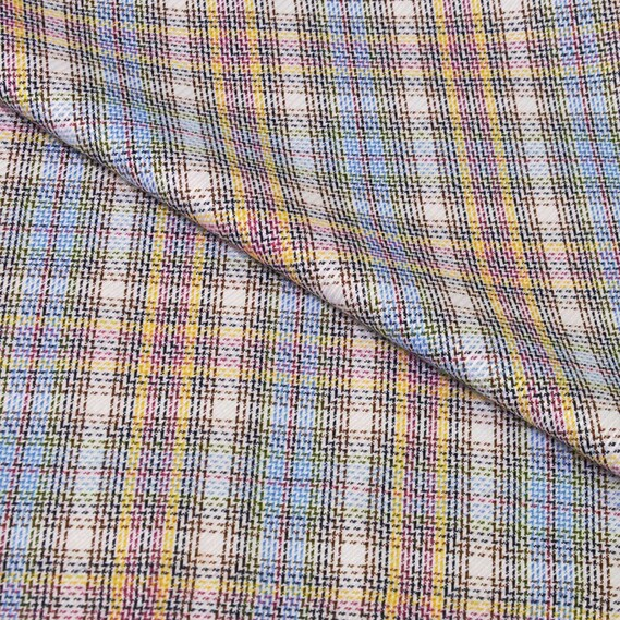 Тканина костюмна IDEIA Штрих 1,5 м Блакитний/Геометрія (2200004172538)