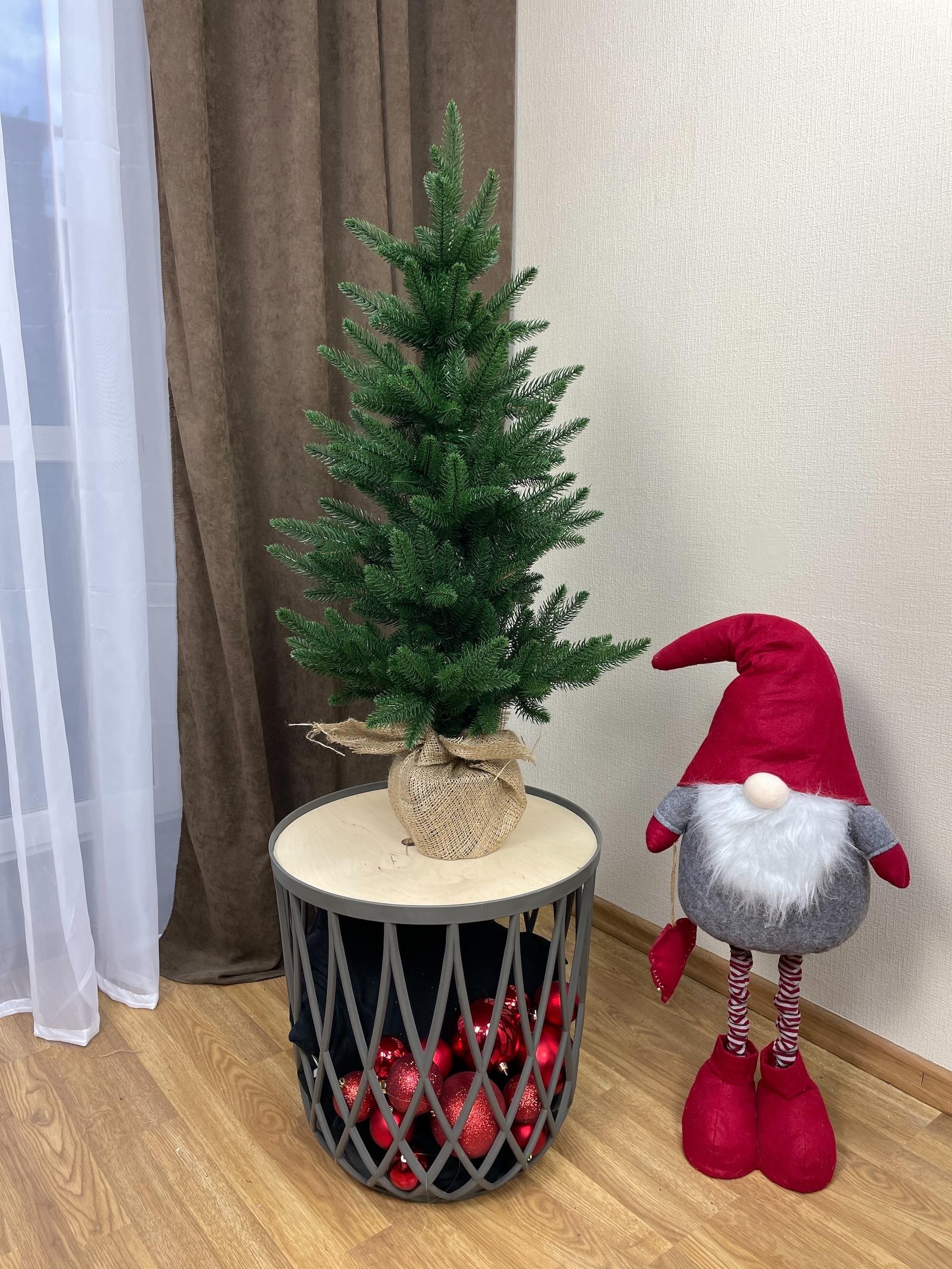 Искусственная елка литая Classic в горшке с мешковиной 90 см Зеленый (Н01014) - фото 10 Искусственная елка литая Classic в горшке с мешковиной 90 см Зеленый (Н01014) - фото 10