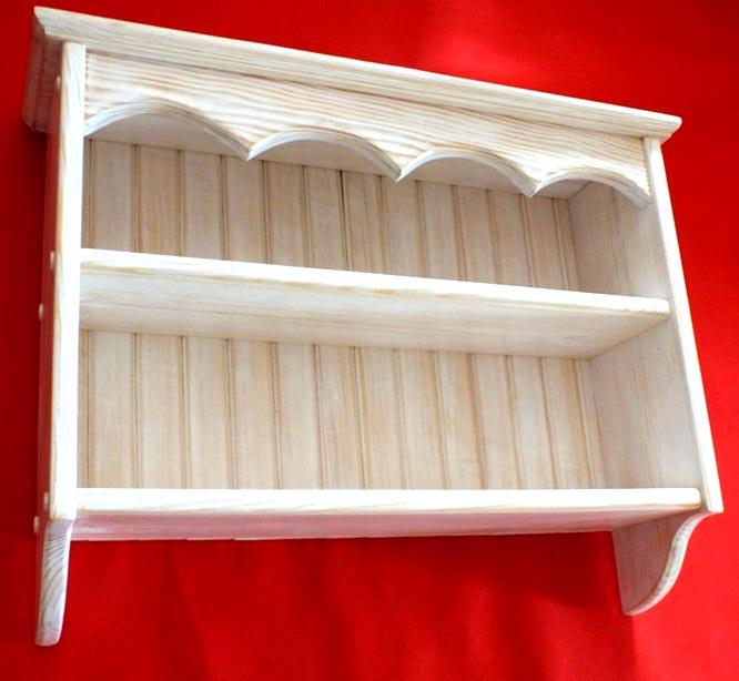 Полка настенная из дерева Санрамон Бланже (ПНС/004101)