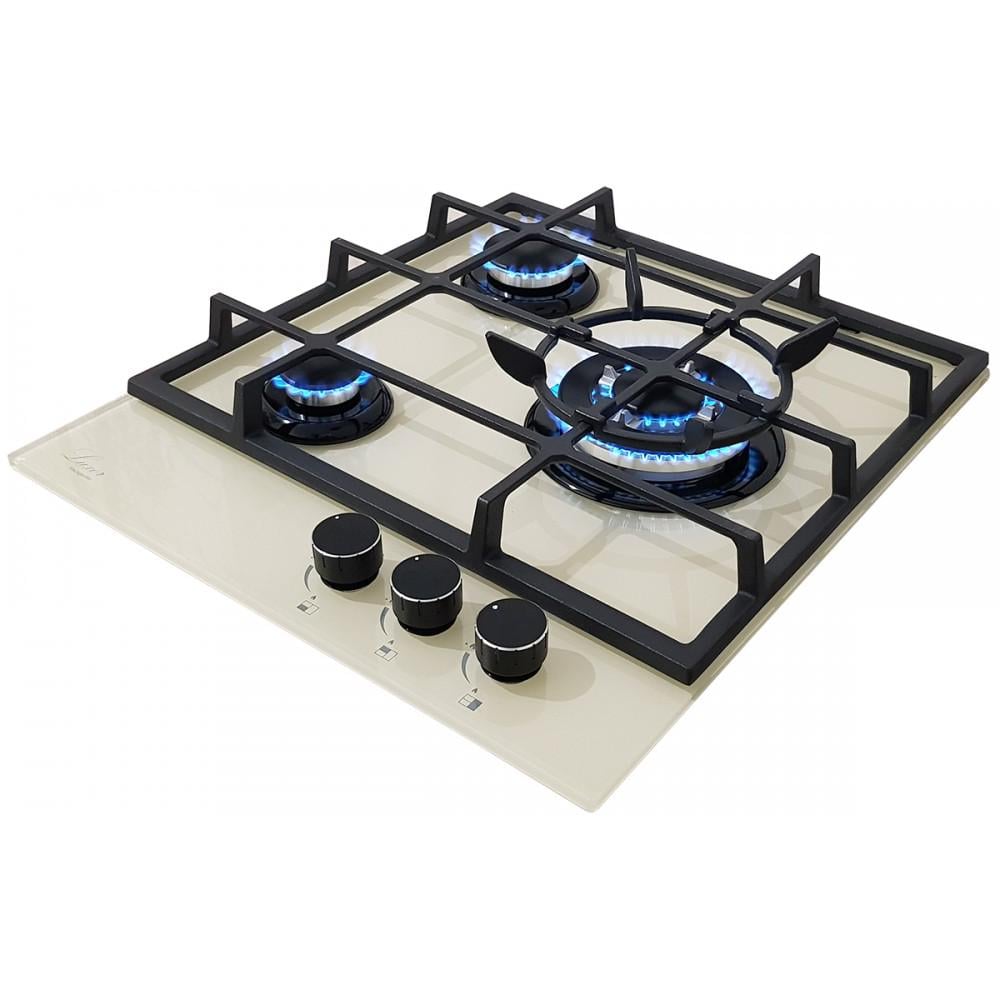 Варочная поверхность газовая Luxor RG 455 Rustik Champagne BK подставка WOG (24671193) - фото 2 Варочная поверхность газовая Luxor RG 455 Rustik Champagne BK подставка WOG (24671193) - фото 2