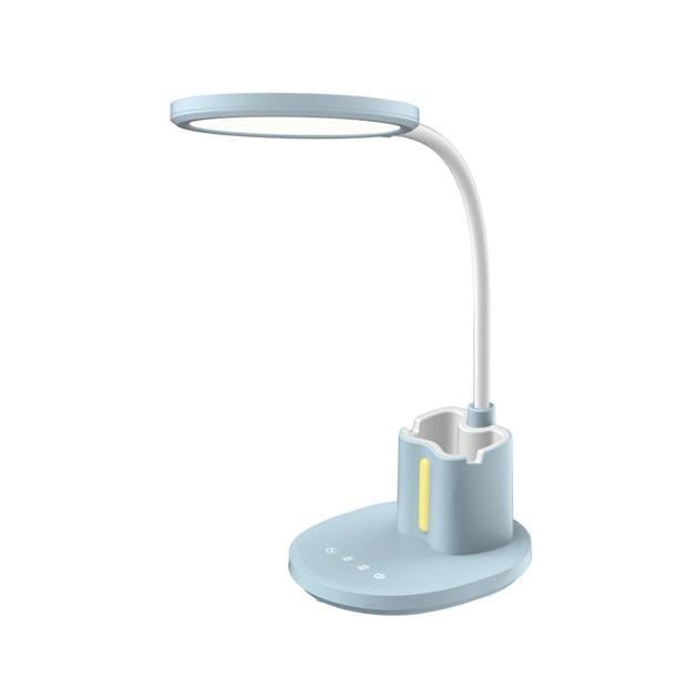 Настольная LED-лампа Sirius с подставкой для канцелярии и телефона 2800-5700К IP20 BL-1 9W Голубой (28686840)