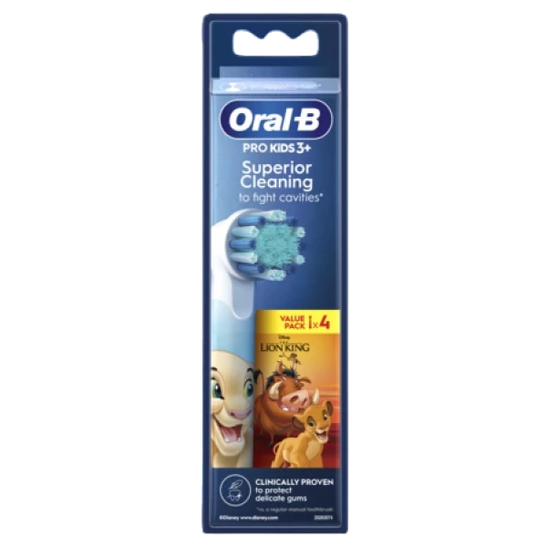 Насадки для детской зубной щетки Braun Oral-B Lion King, 4 шт Насадки для детской зубной щетки Braun Oral-B Lion King, 4 шт