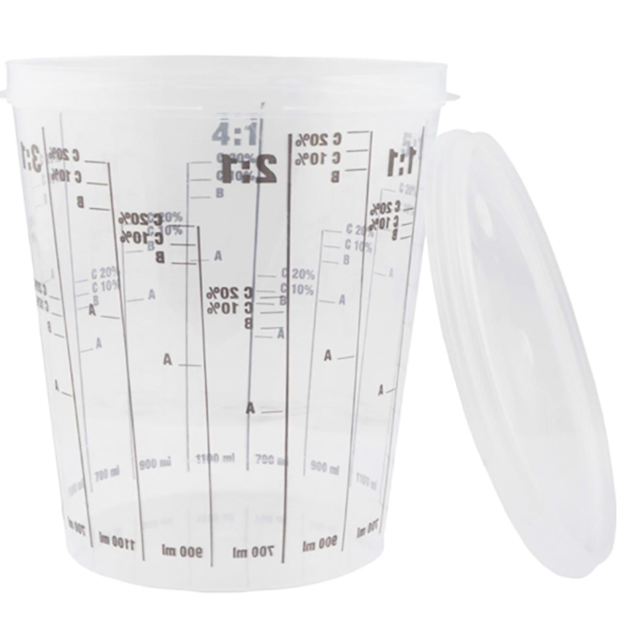 Мірна склянка із кришкою Сhamaleon, 1,4 л