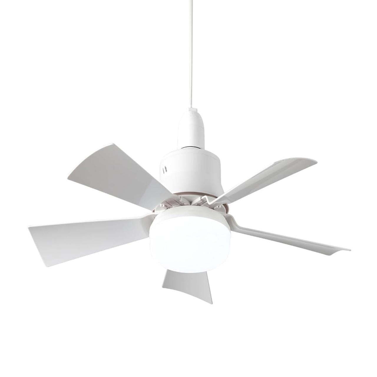 Ввентилятор стельовий світлодіодний RGB E27 знімний з пультом ДК (32131946)