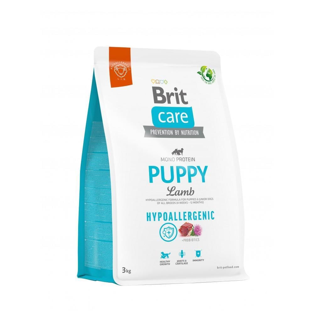 Корм сухий для цуценят Brit Care Dog Hypoallergenic Puppy гіпоалергенний з ягням 3 кг (арт.172212/558964)