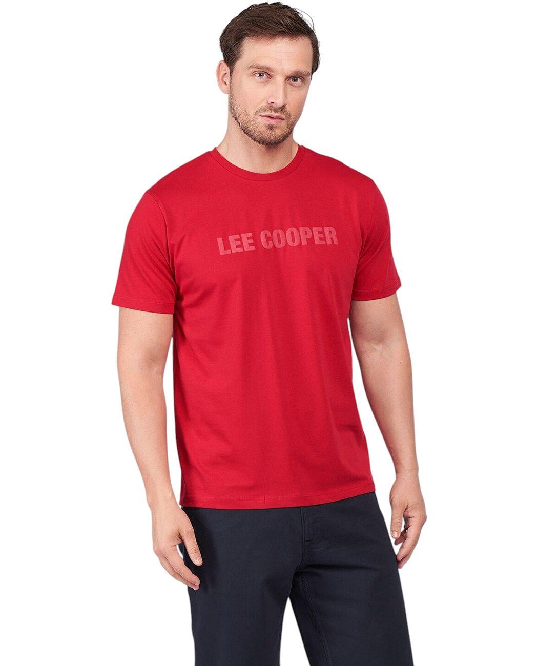 Футболка мужская Lee Cooper 10196395.912 XL Красный (4894534364020) Футболка мужская Lee Cooper 10196395.912 XL Красный (4894534364020)