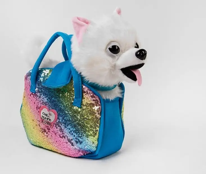 Интерактивная игрушка Собачка на поводке на украинском языке поет песни/ходит/виляет хвостом (28443903)