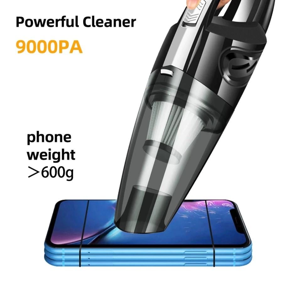 Пылесос автомобильный Vacuum Cleaner JM-XC120 8079 120W 2200 мАч Черный (2cf3e464) - фото 2