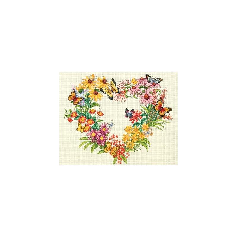 Набір для вишивки хрестиком Dimensions 70-35336 Wildflower Wreath (18221)