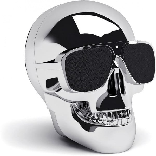 Портативна колонка Jarre Technologies AeroSkull Nano Chrome Silver - фото 1