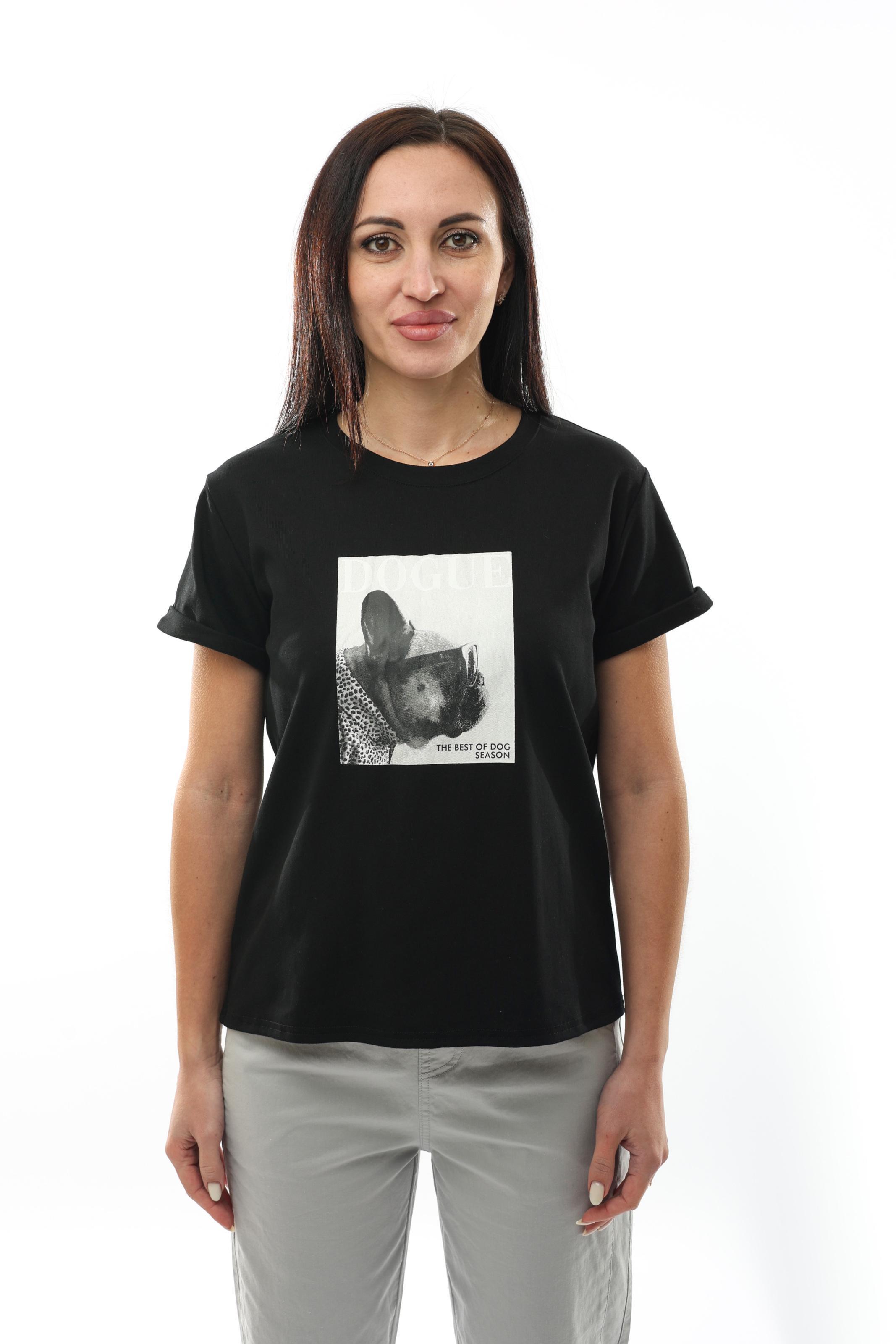 Футболка женская est. 1991 XL Черный (277706-XL)