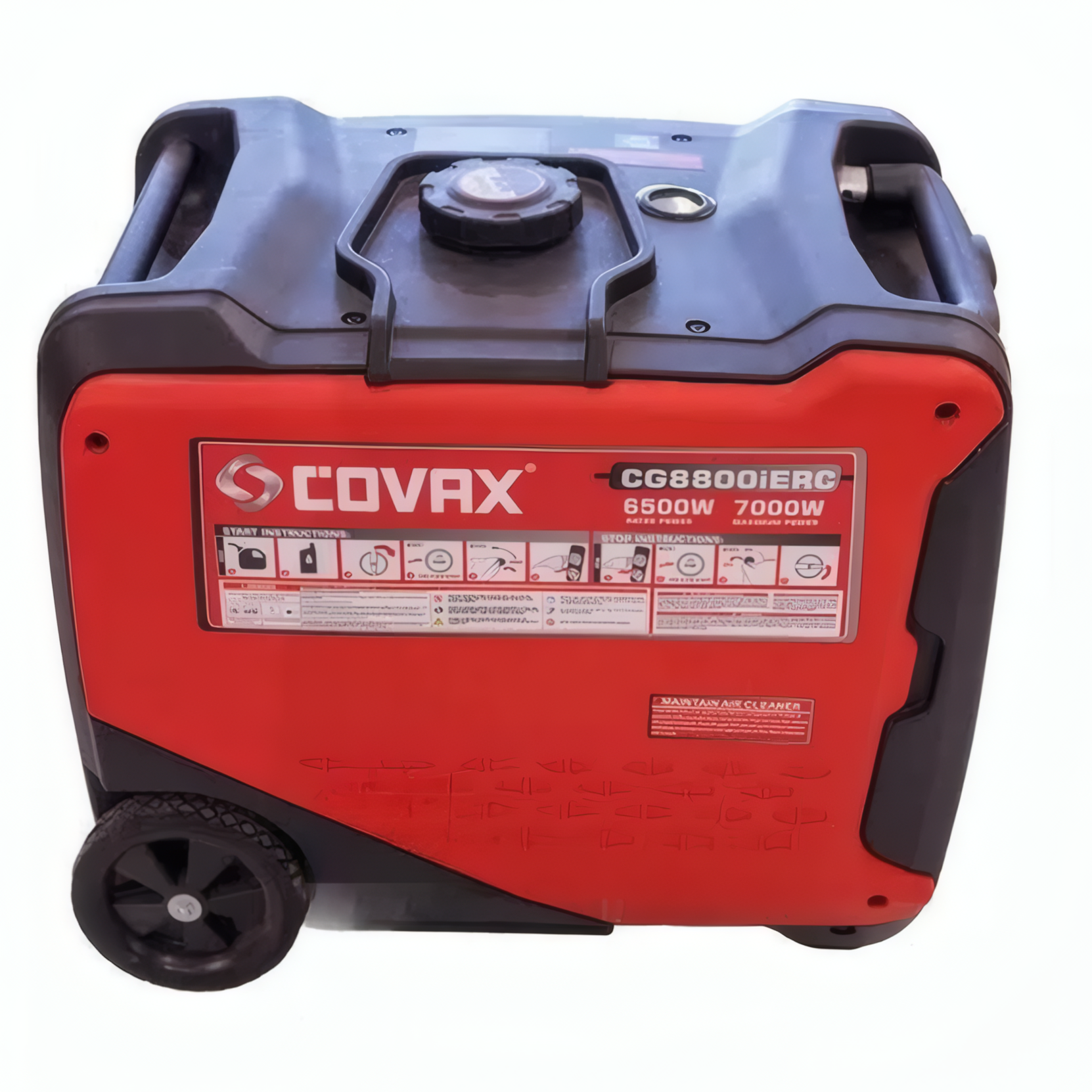 Бензогенератор инверторный COVAX CG8800iERC 6,5/7,0 кВт электростартер/АТС бак 10 л чистая синусоида шумоизоляция 45 кг (36942683) Бензогенератор инверторный COVAX CG8800iERC 6,5/7,0 кВт электростартер/АТС бак 10 л чистая синусоида шумоизоляция 45 кг (36942683)