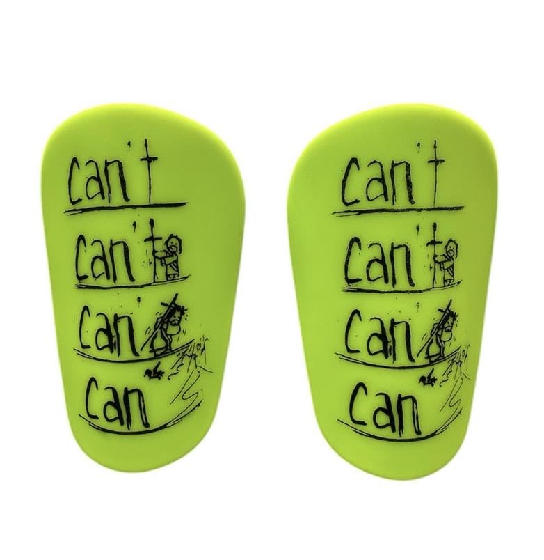 Щитки футбольные Can't 10х6 см S Салатовый (312034)