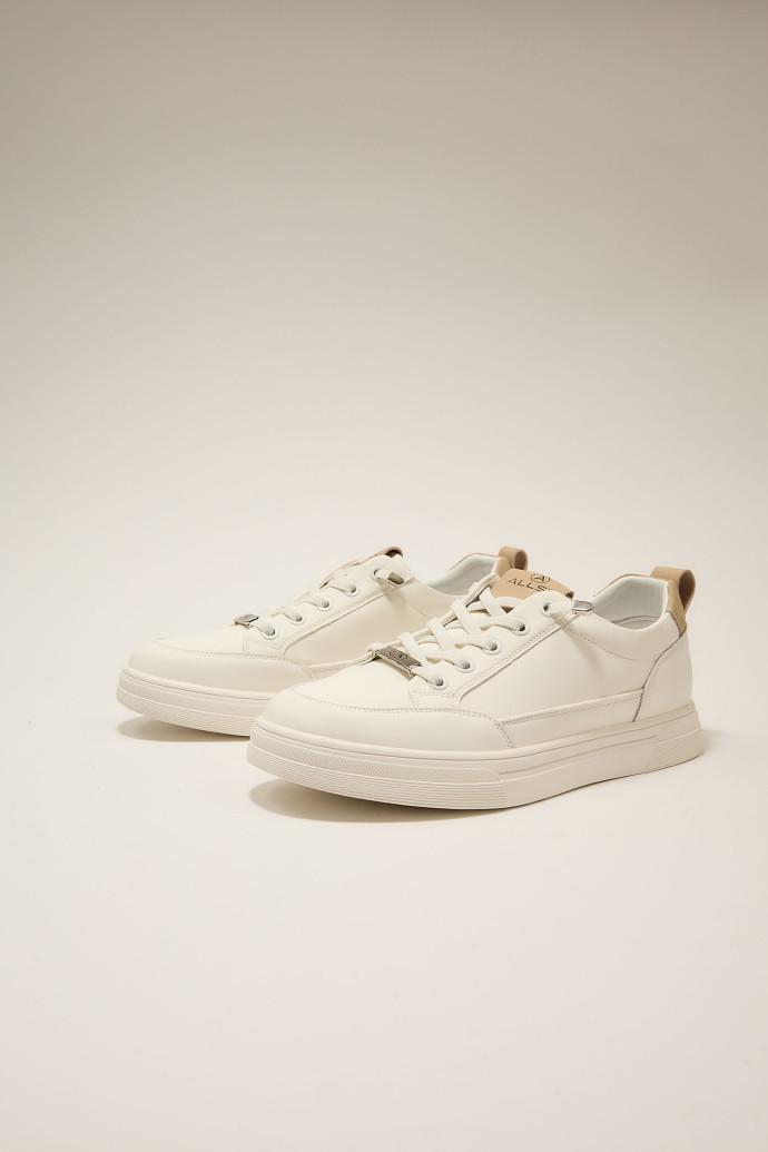 Слипоны женские ALLSY кожаные р. 38 Бежевый (195803) - фото 5