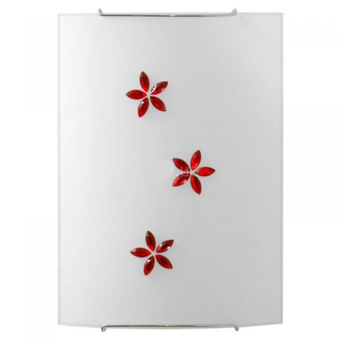 Світильник настінно-стелевий Nowodvorski 3023-PIPІ-RED-3 Біло-червоний