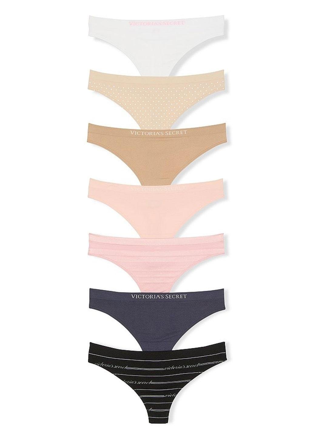 Набор трусиков Victoria's Secret XL 7 шт. Разноцветный (704000424173QD7XL)