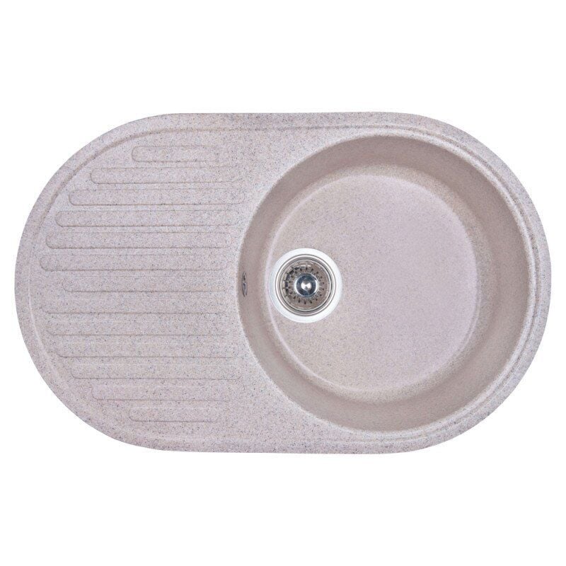 Мойка для кухни Cosh 7446 COSH7446K300 с сифоном 735x460 мм Бежевый (62128)