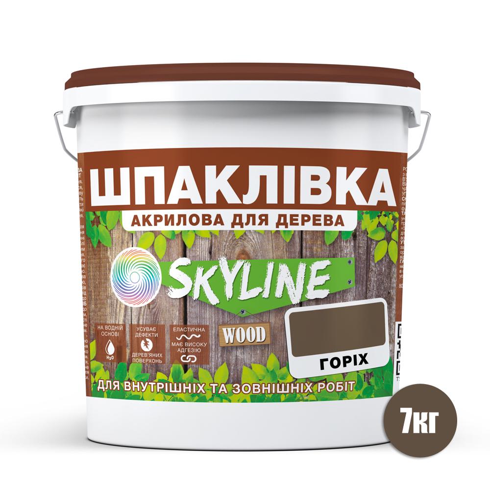 Шпаклівка акрилова Skyline Wood для дерева 7 кг Горіх - фото 2