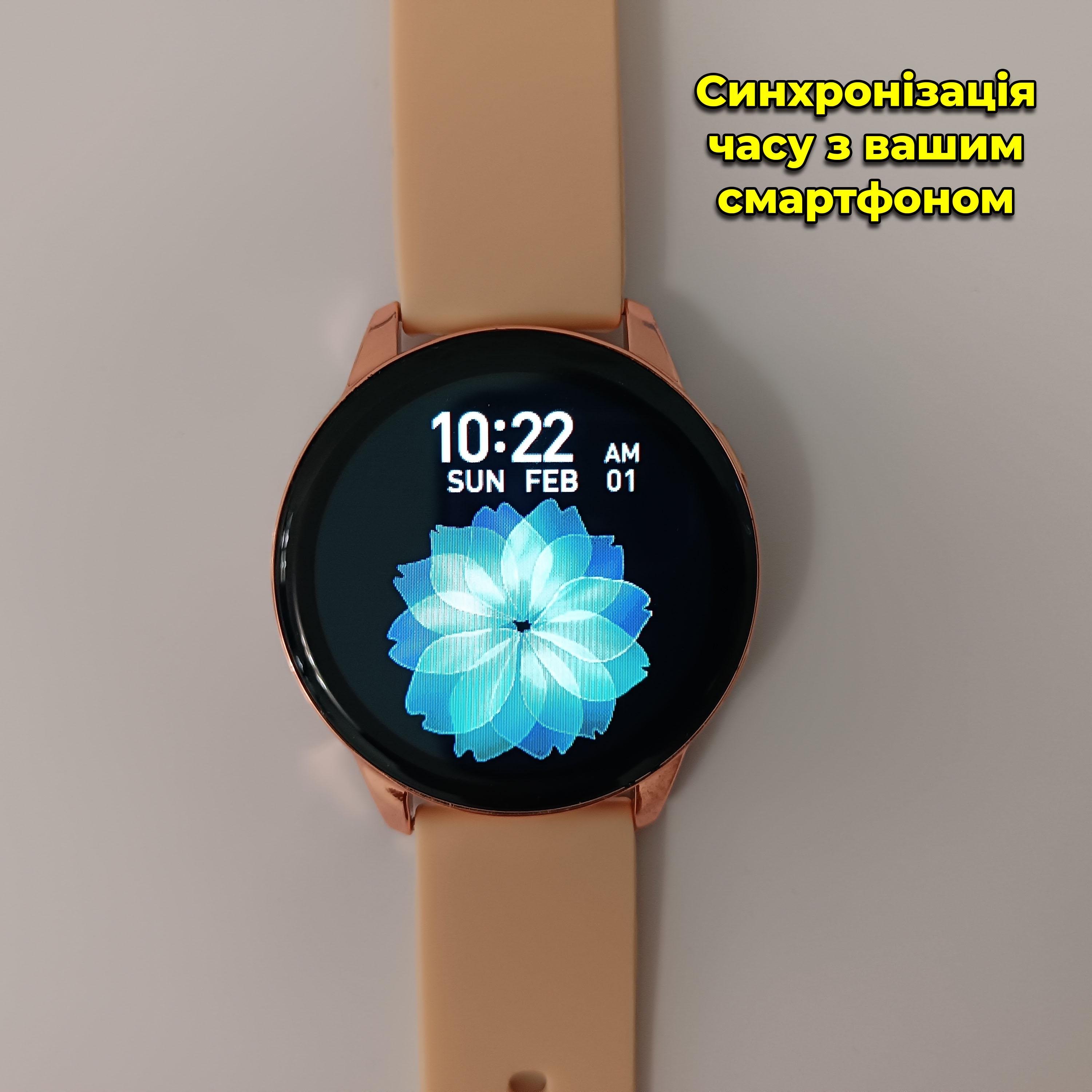 Смарт-годинник T2 Pro Active 2 Bluetooth Золотий (00036) - фото 2