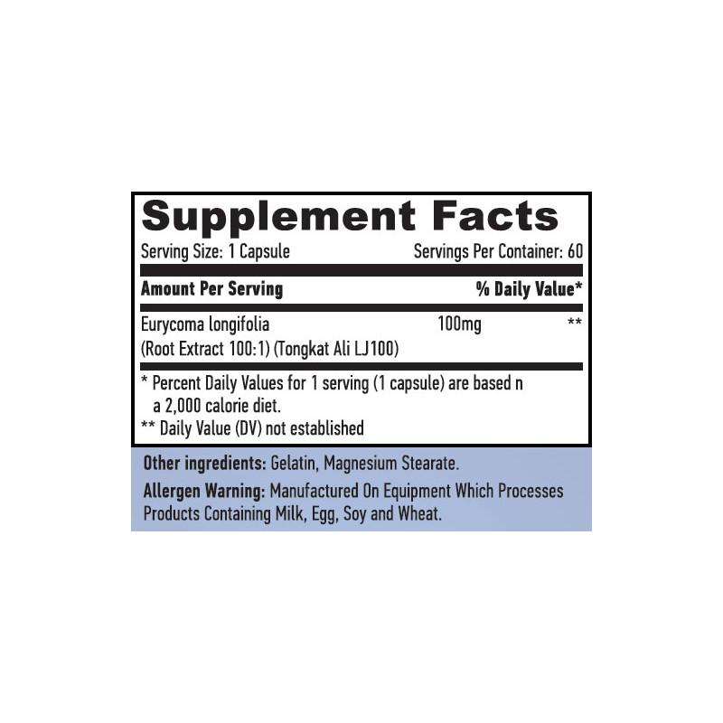 Бустер тестостерона Haya Labs LongJack 100:1 100 mg 60 капс. (00000037681) - фото 2