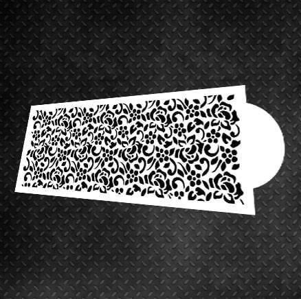 Трафарет многоразовый DFA Кондитерские 5 из пищевого пластика для штукатурки и краски (X00035)