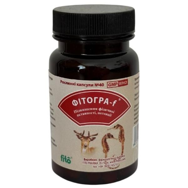 Суміш екстрактів Fito Pharma Фітогра-F 0,5 г 40 капс. (000022920)