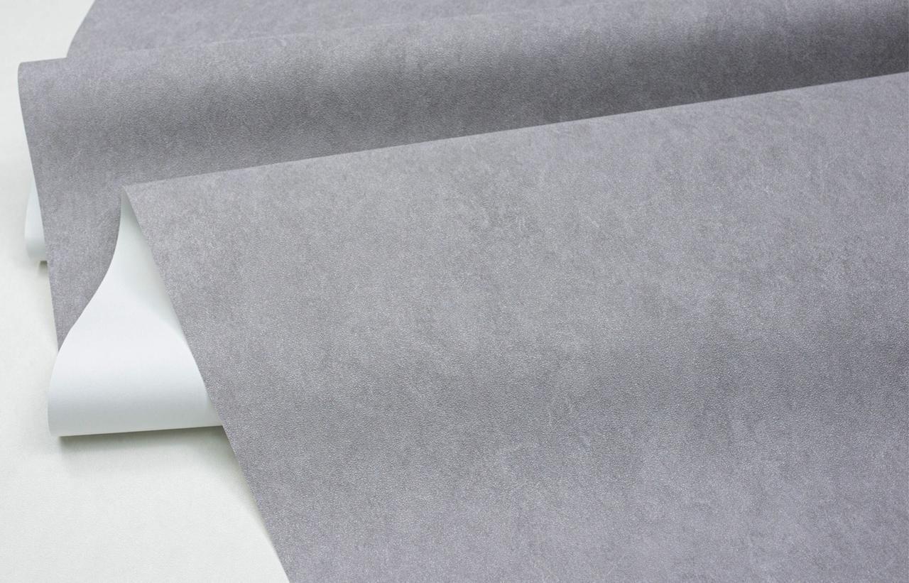 Обои флизелиновые SINTRA Rotondo UNI 520352 фон винил горячего тиснения 1,06х10,05 м Серый