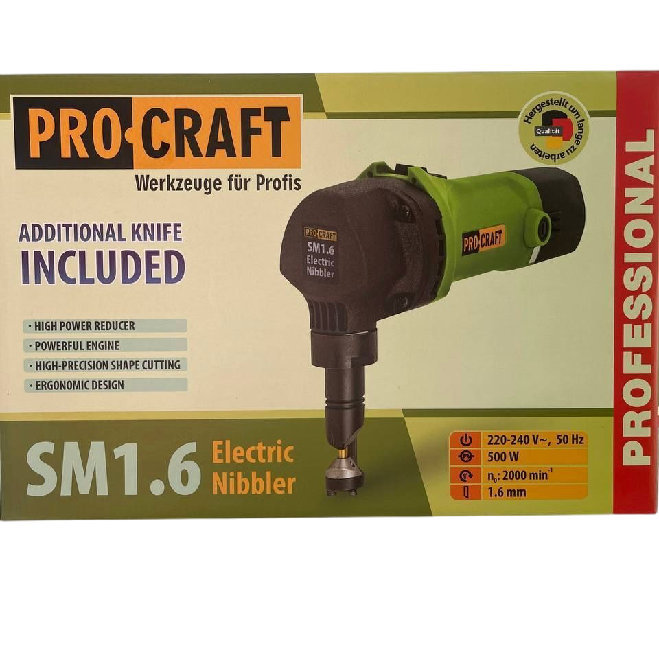 Ножиці вирубні по металу Procraft SM1.6 500 Вт мережеві 1,6 мм (010004) - фото 6 Ножиці вирубні по металу Procraft SM1.6 500 Вт мережеві 1,6 мм (010004) - фото 6