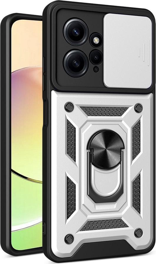 Чехол с защитой камеры 3DGuard Xiaomi Redmi Note 12 Silver (32509-59)
