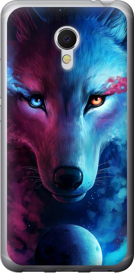 Чехол на Meizu MX6 Арт-волк (3999u-259-42517)