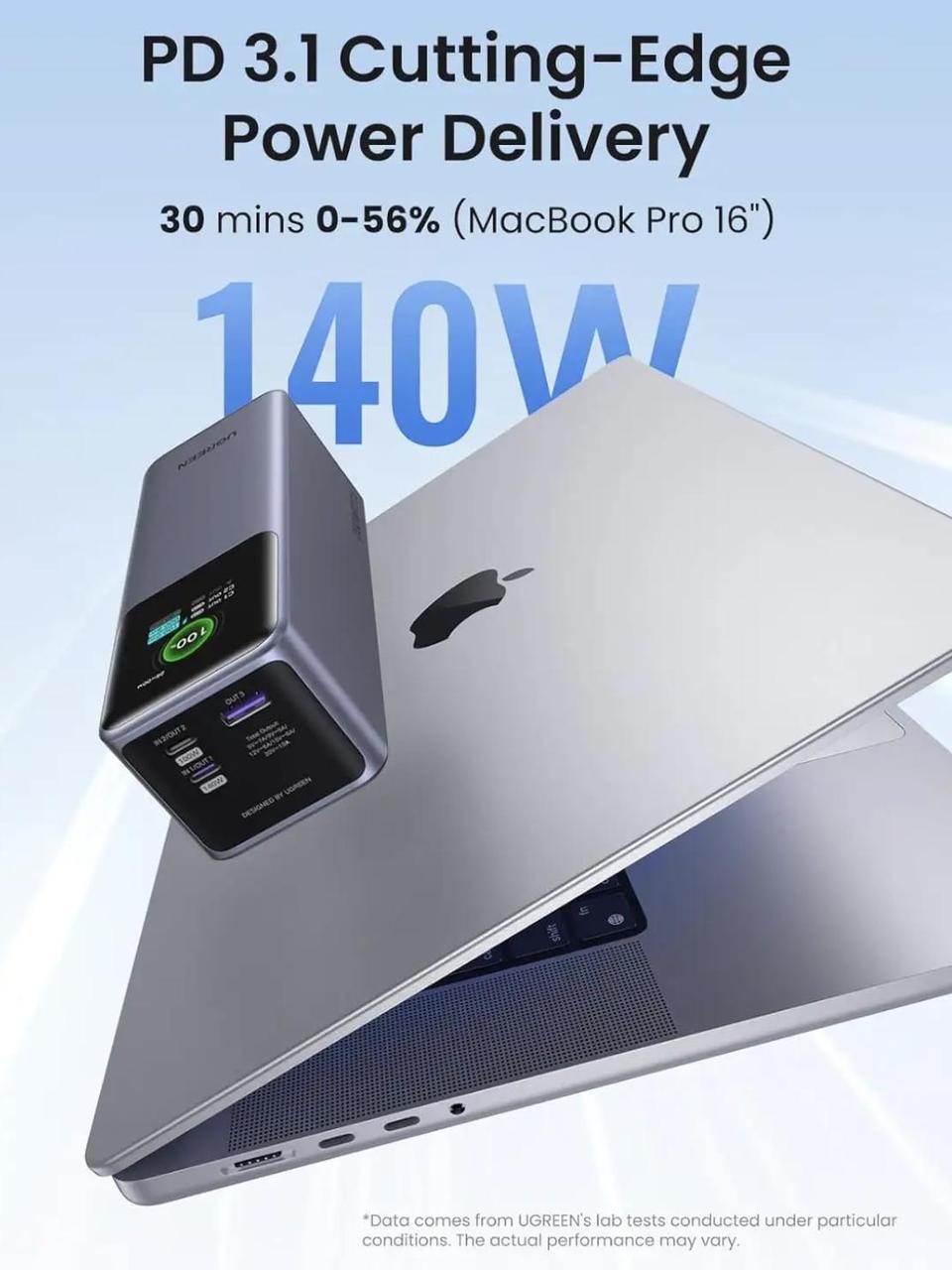 Повербанк UGREEN Nexode 25000 mAh Gray (2390696112) - фото 2 Повербанк UGREEN Nexode 25000 mAh Gray (2390696112) - фото 2