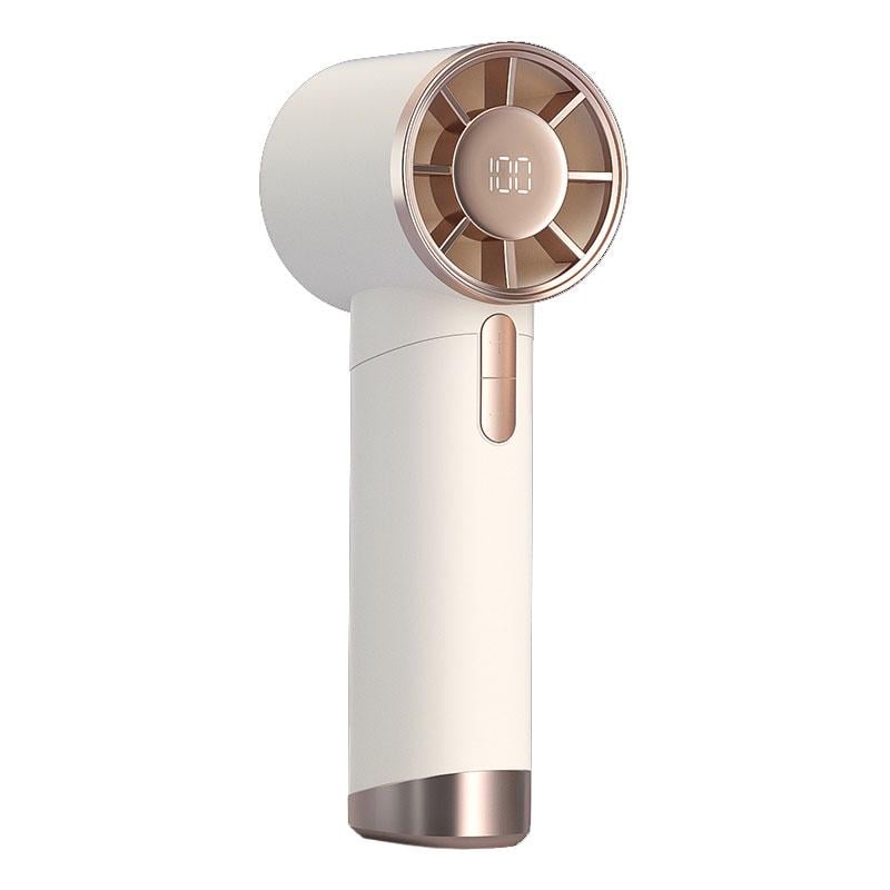 Вентилятор мини Аккумуляторный Wuji Handheld fan DS1013 3,8W Бежево-золотой (1011150-Other-1)