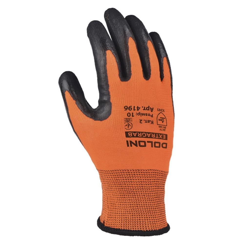 Рукавиці трикотажні EXTRAGRAB з латексним покриттям р. 10 Помаранчевий (4196)