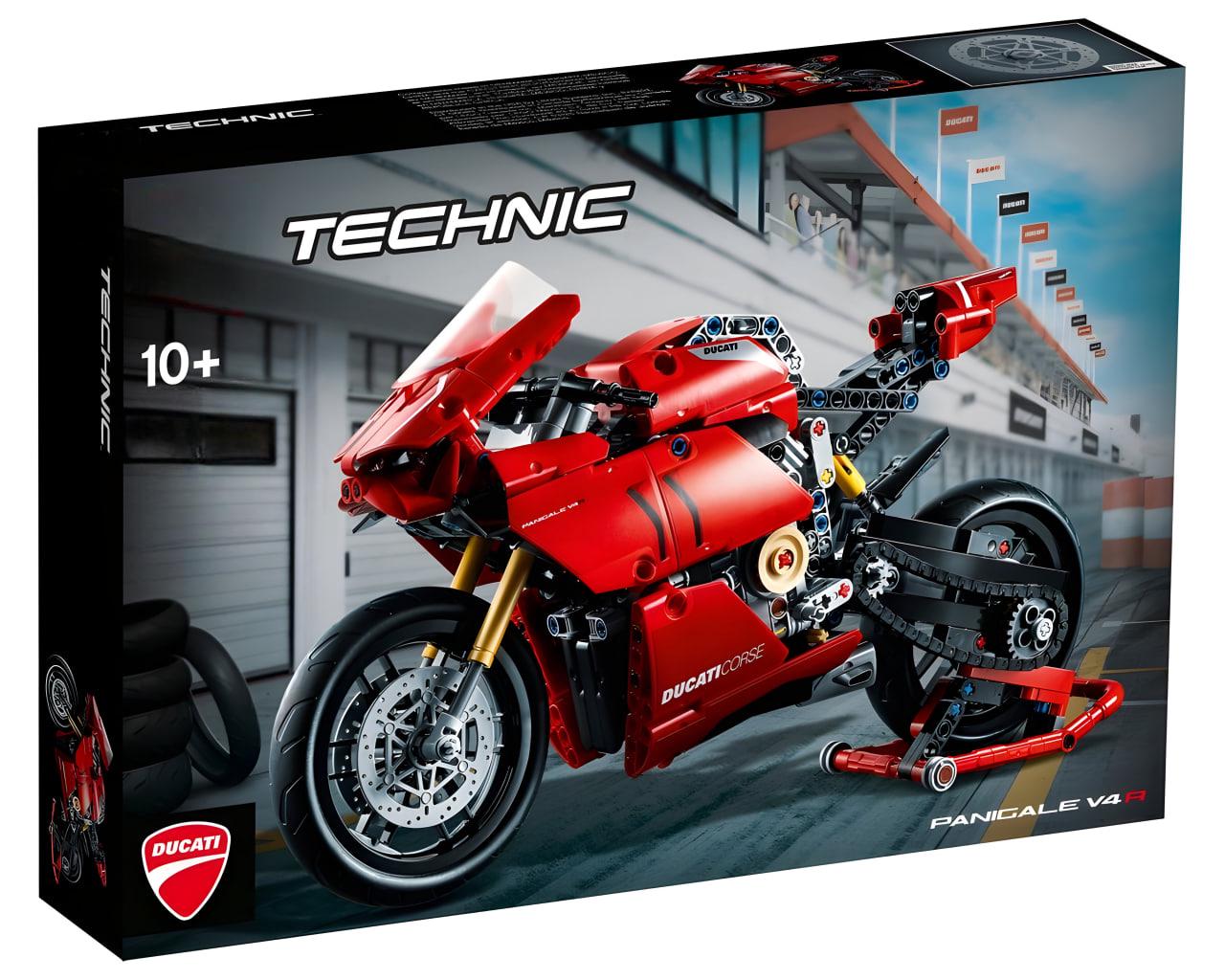 Конструктор Technic Ducati Panigale V4 R 646 деталей (10272) - фото 8 Конструктор Technic Ducati Panigale V4 R 646 деталей (10272) - фото 8