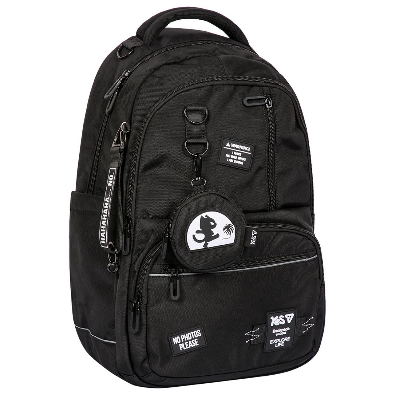 Школьный рюкзак YES Black Cat TS-50L (550374)