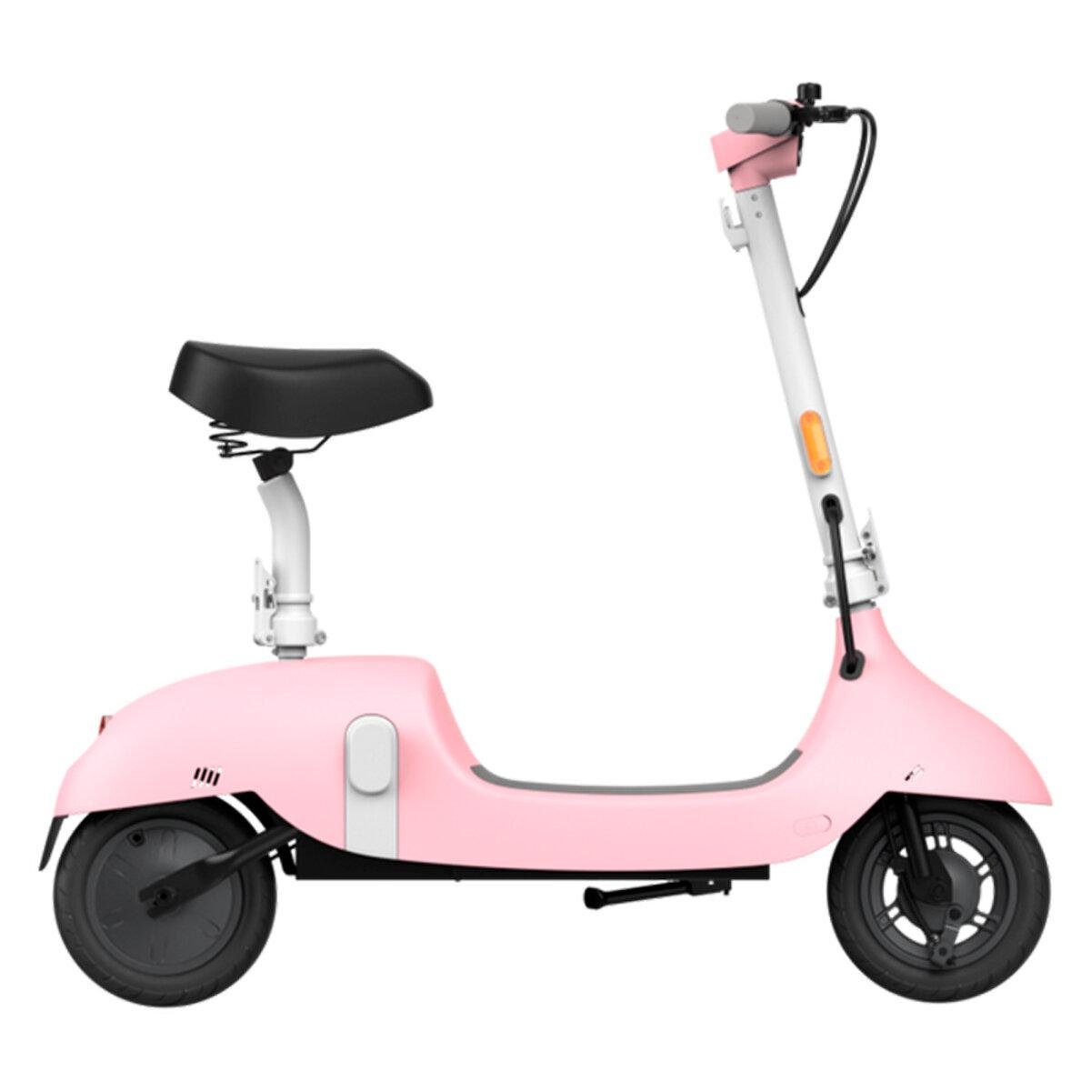Електросамокат із сидінням OKAI Ceetle PRO EA10C 10' 350 900W 25Km/h 10,4Ah 55Km 20% NFC App 29kg Pink (EA10C-P) - фото 5