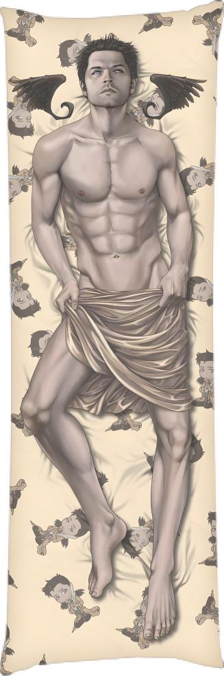 Подушка дакимакура Кастиэль 50х150 см (13529906)