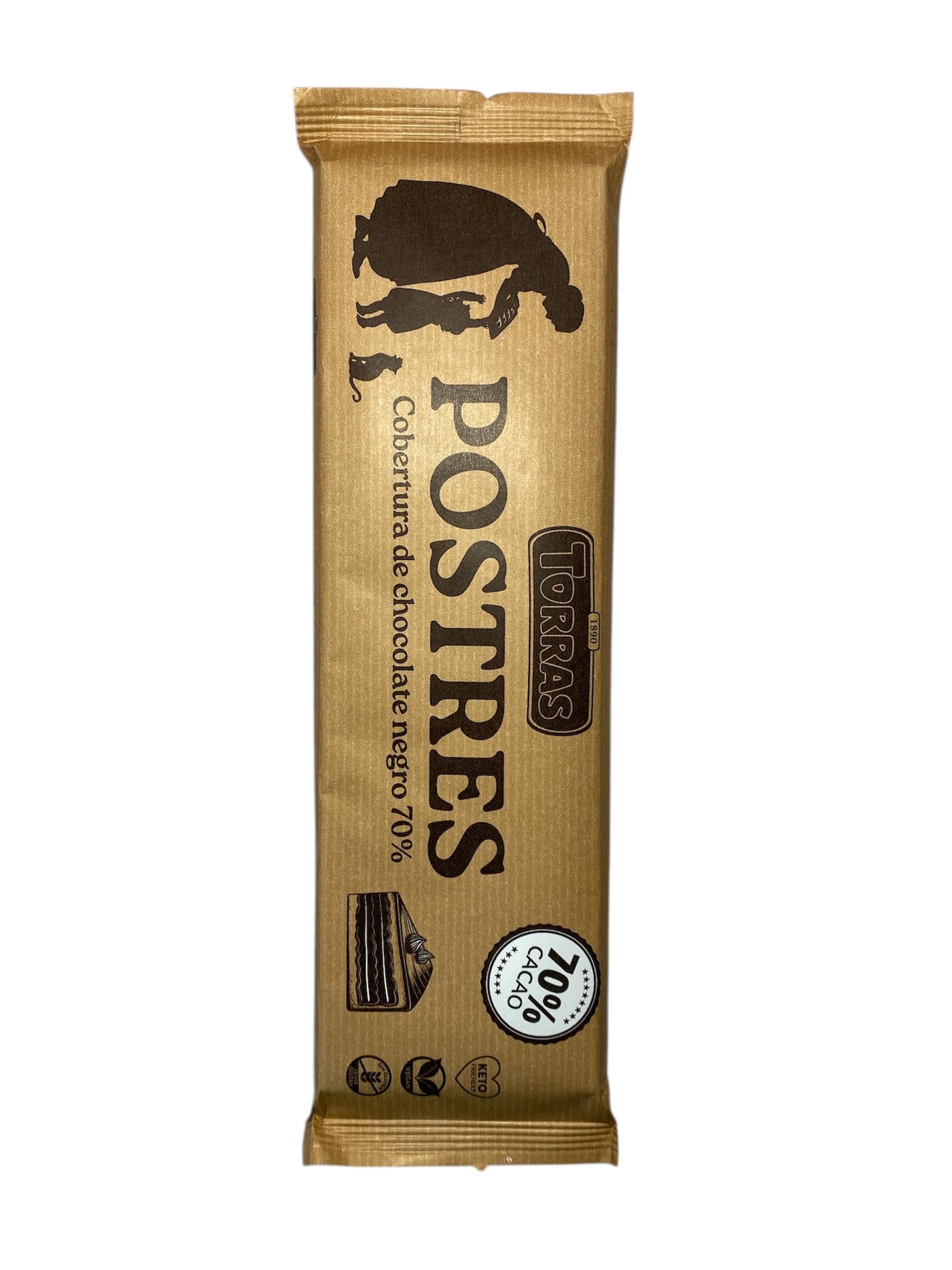 Шоколад Torras Posters Чорний 70% какао 250 г (60856)