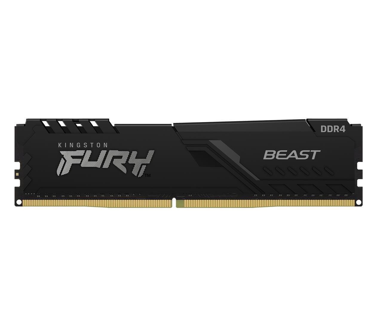 Оперативна пам'ять для ПК Kingston Fury 8 GB DDR4 3600 MHz Beast Black (KF436C17BB/8) Оперативна пам'ять для ПК Kingston Fury 8 GB DDR4 3600 MHz Beast Black (KF436C17BB/8)