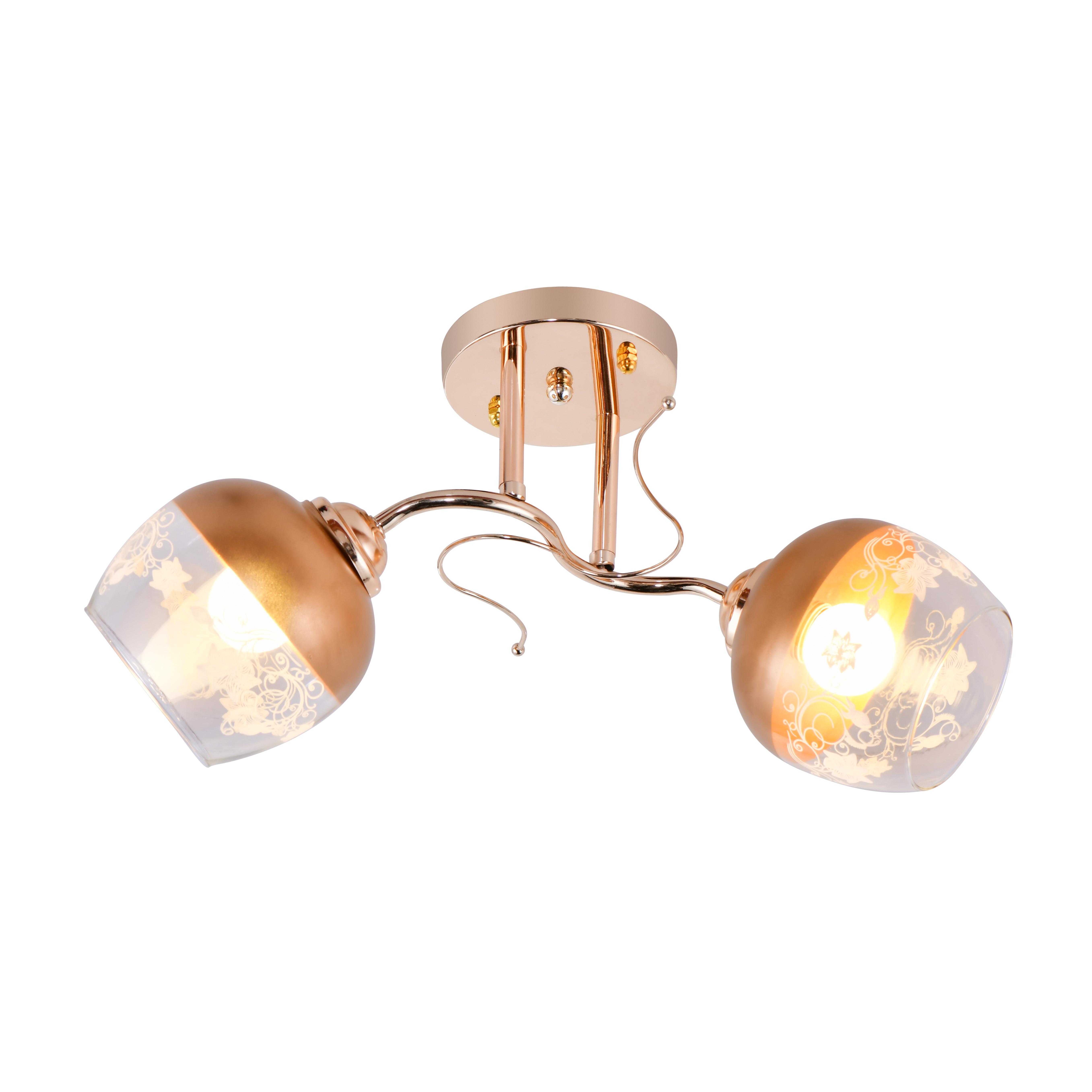 Люстра стельова Sirius Ю 9534А/2 на 2 плафона