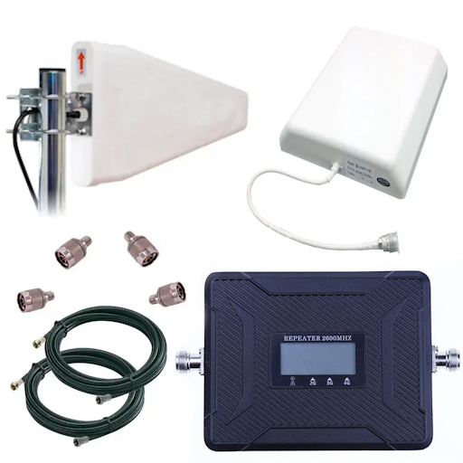 Підсилювач мобільного зв'язку та інтернету Tianjie 3020A з направленою конусною антеною та внутрішньою антеною (31301254)
