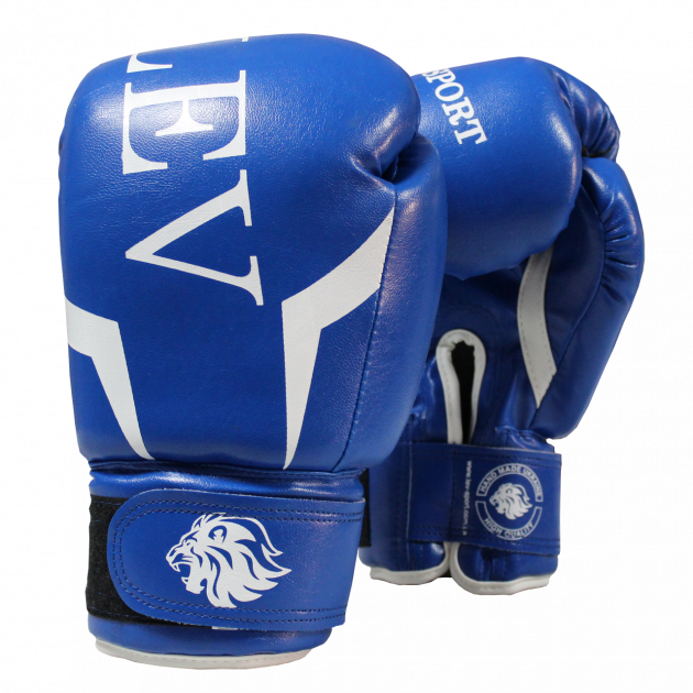 Боксерські рукавички Lev 12 унцій Синій