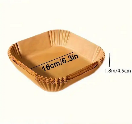 Набір квадратних форм пергаментних для аерогрилю і мультипечі 50 шт. 16/20 см (SAM-11120) - фото 4 Набір квадратних форм пергаментних для аерогрилю і мультипечі 50 шт. 16/20 см (SAM-11120) - фото 4