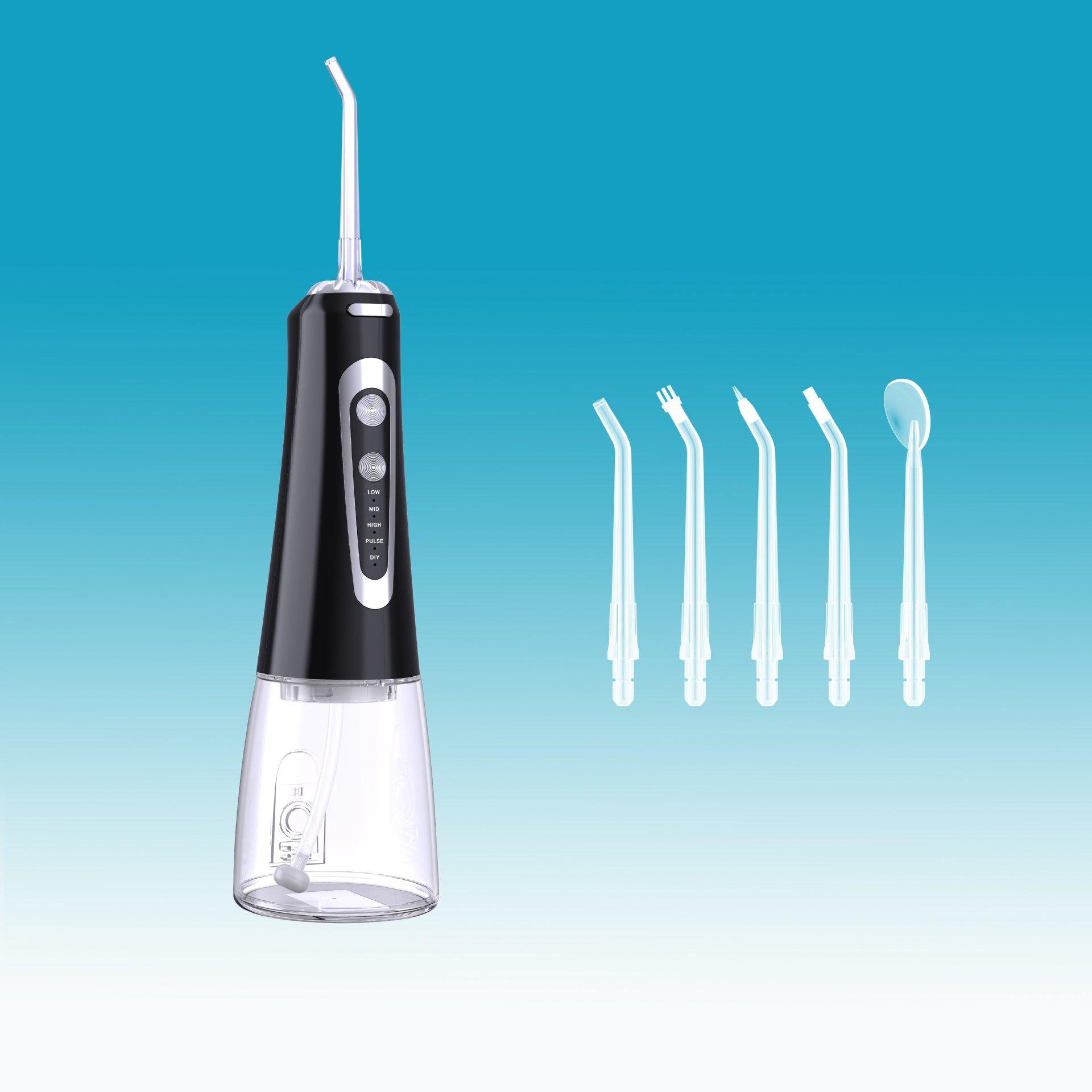 Ирригатор зубной Portable Oral Irrigator 106-2D портативный ирригатор для полости рта 6 насадок Black Ирригатор зубной Portable Oral Irrigator 106-2D портативный ирригатор для полости рта 6 насадок Black
