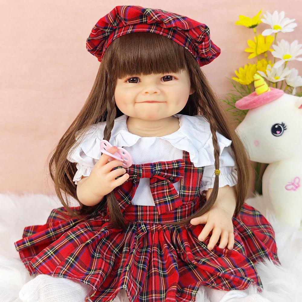 Кукла Reborn Ника винил-силиконовая с соской/бутылочкой 55 см (2355984202) - фото 4 Кукла Reborn Ника винил-силиконовая с соской/бутылочкой 55 см (2355984202) - фото 4