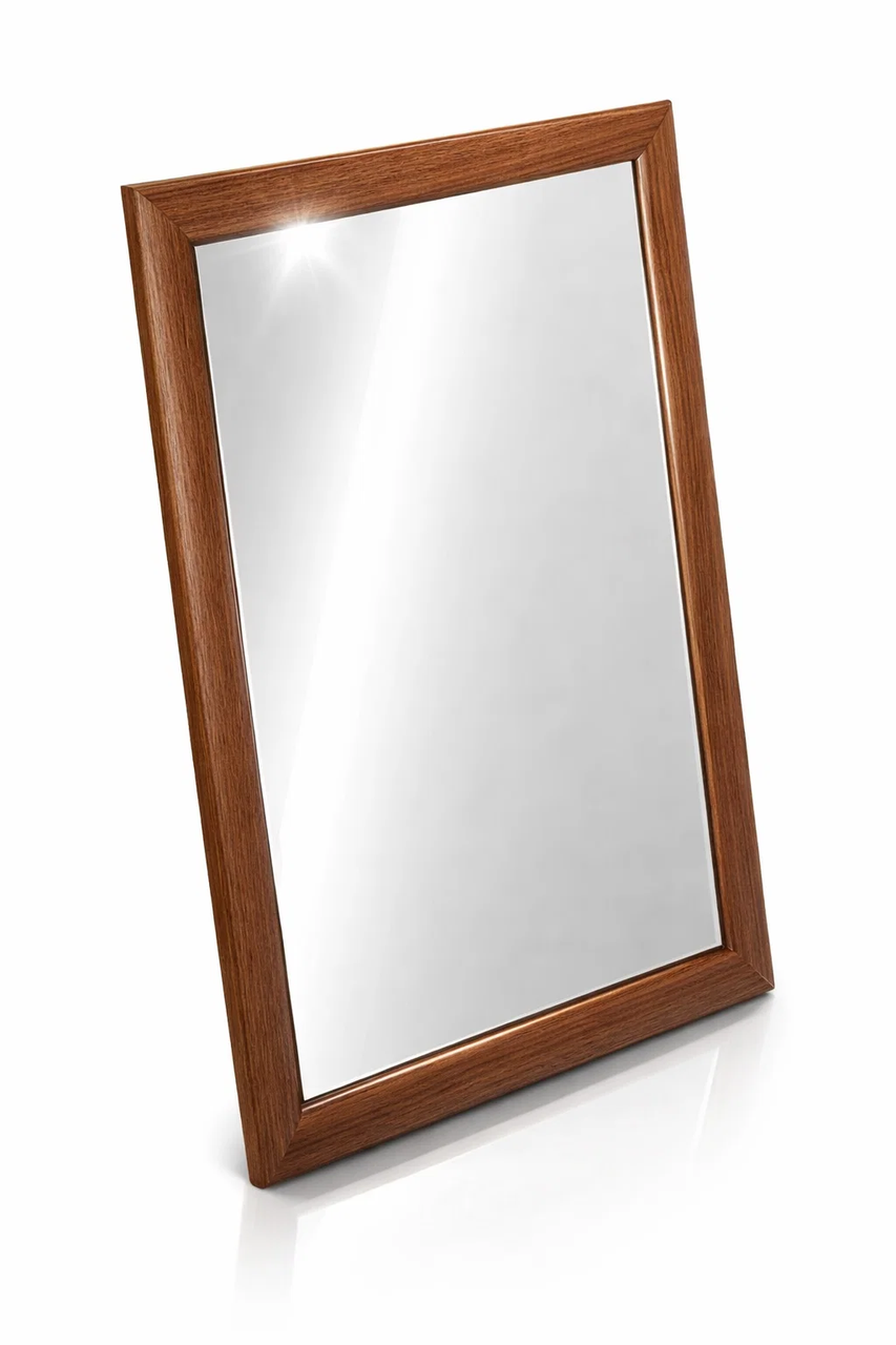 Зеркало настенное в деревянной раме для дома 30x40 см (7248)